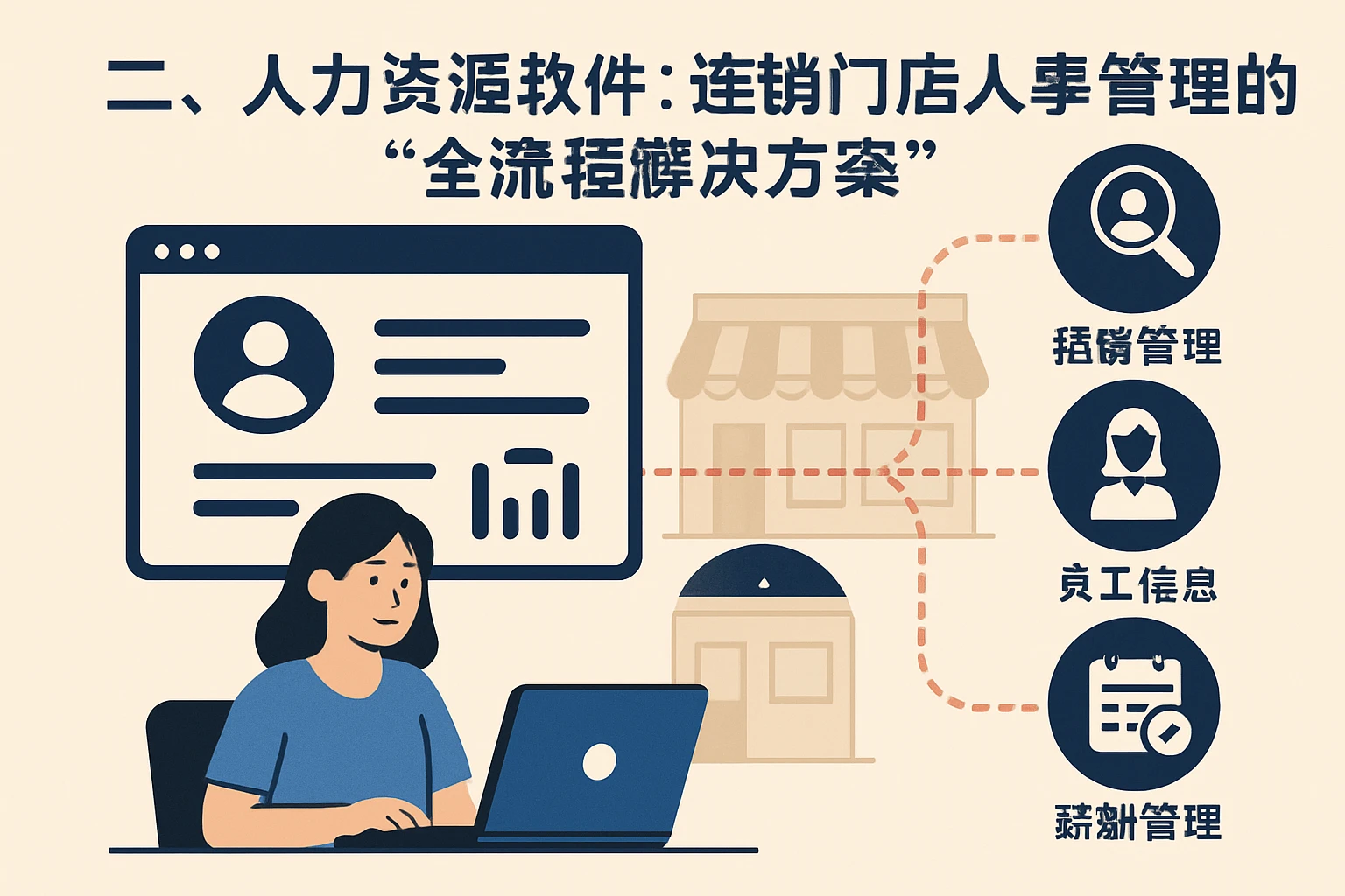二、人力资源软件：连锁门店人事管理的“全流程解决方案”