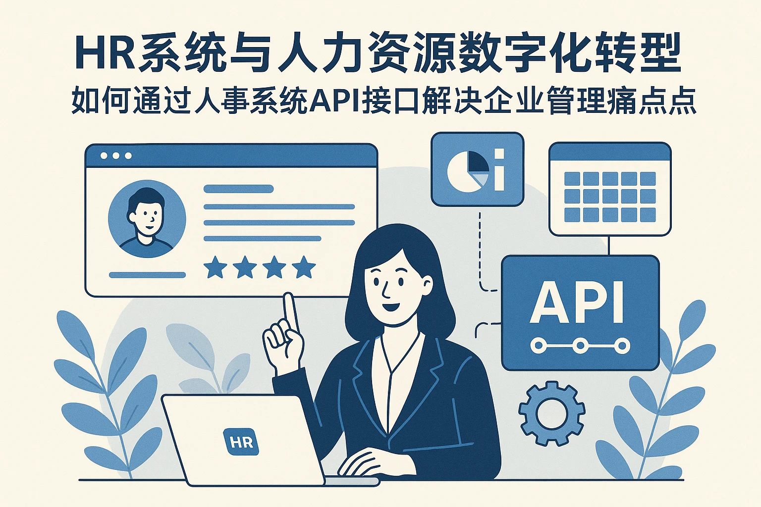 HR系统与人力资源数字化转型：如何通过人事系统API接口解决企业管理痛点