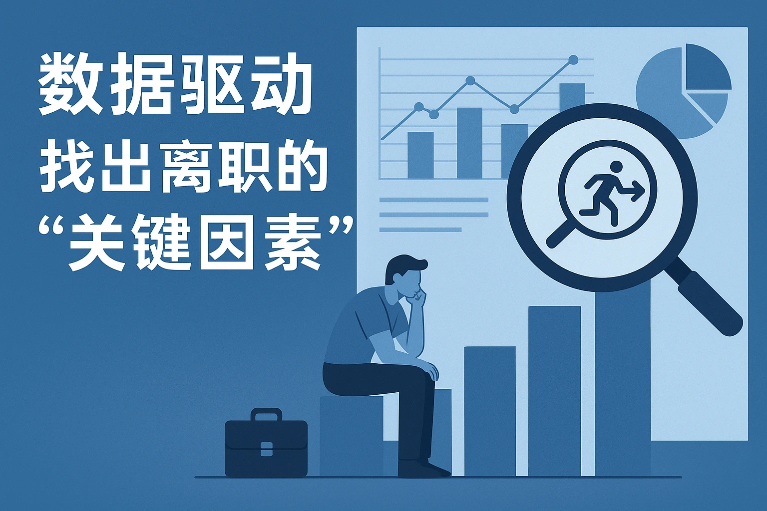 2. 数据驱动：找出离职的“关键因素”