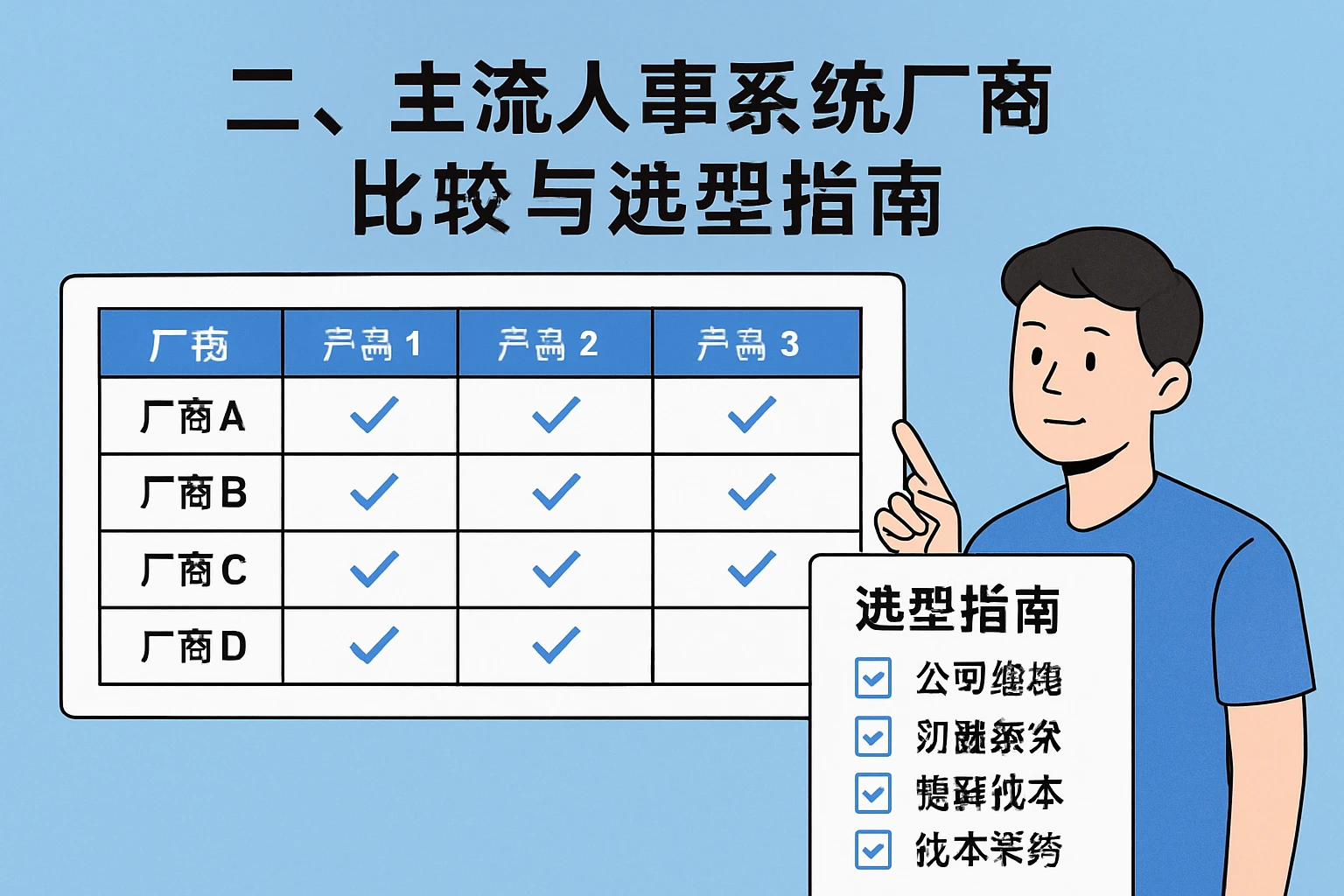 二、主流人事系统厂商比较与选型指南