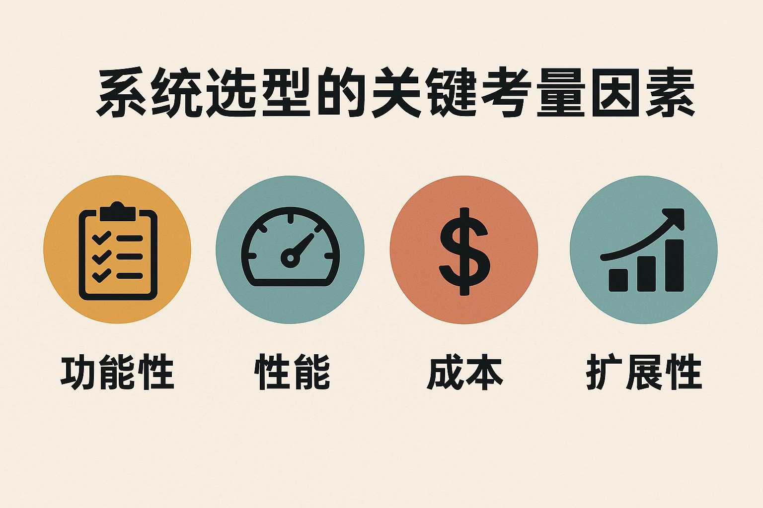 系统选型的关键考量因素