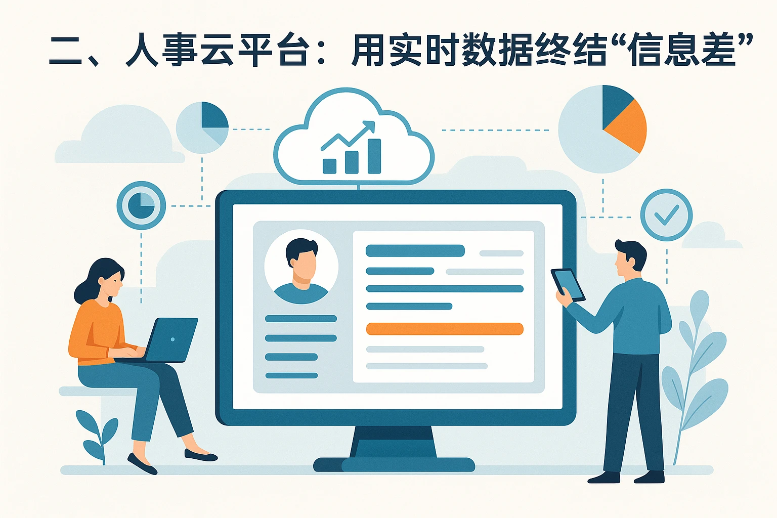 二、人事云平台：用实时数据终结“信息差”