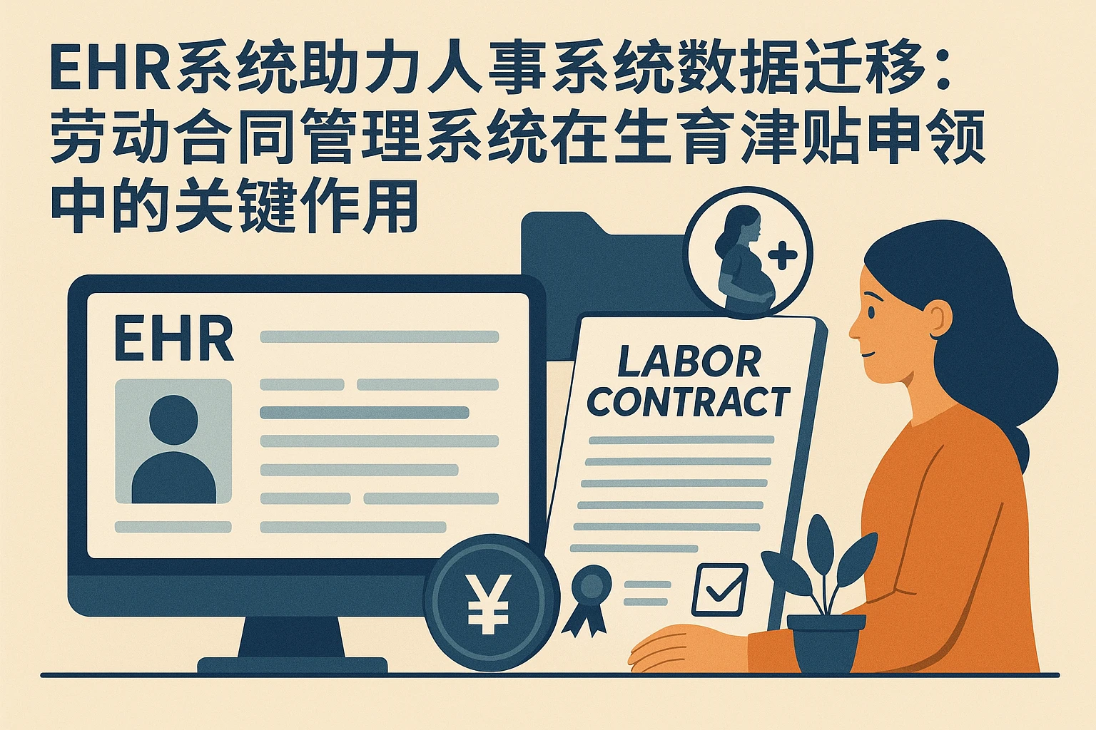 ehr系统助力人事系统数据迁移：劳动合同管理系统在生育津贴申领中的关键作用