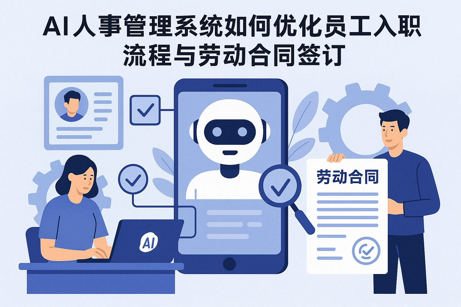 AI人事管理系统如何优化员工入职流程与劳动合同签订