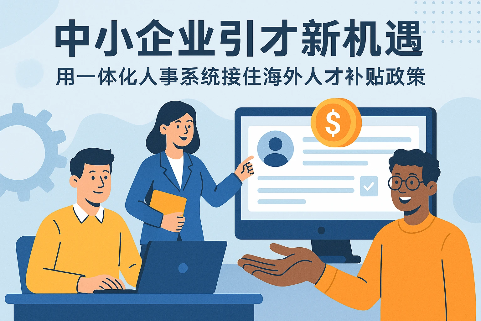 中小企业引才新机遇：用一体化人事系统接住海外人才补贴政策