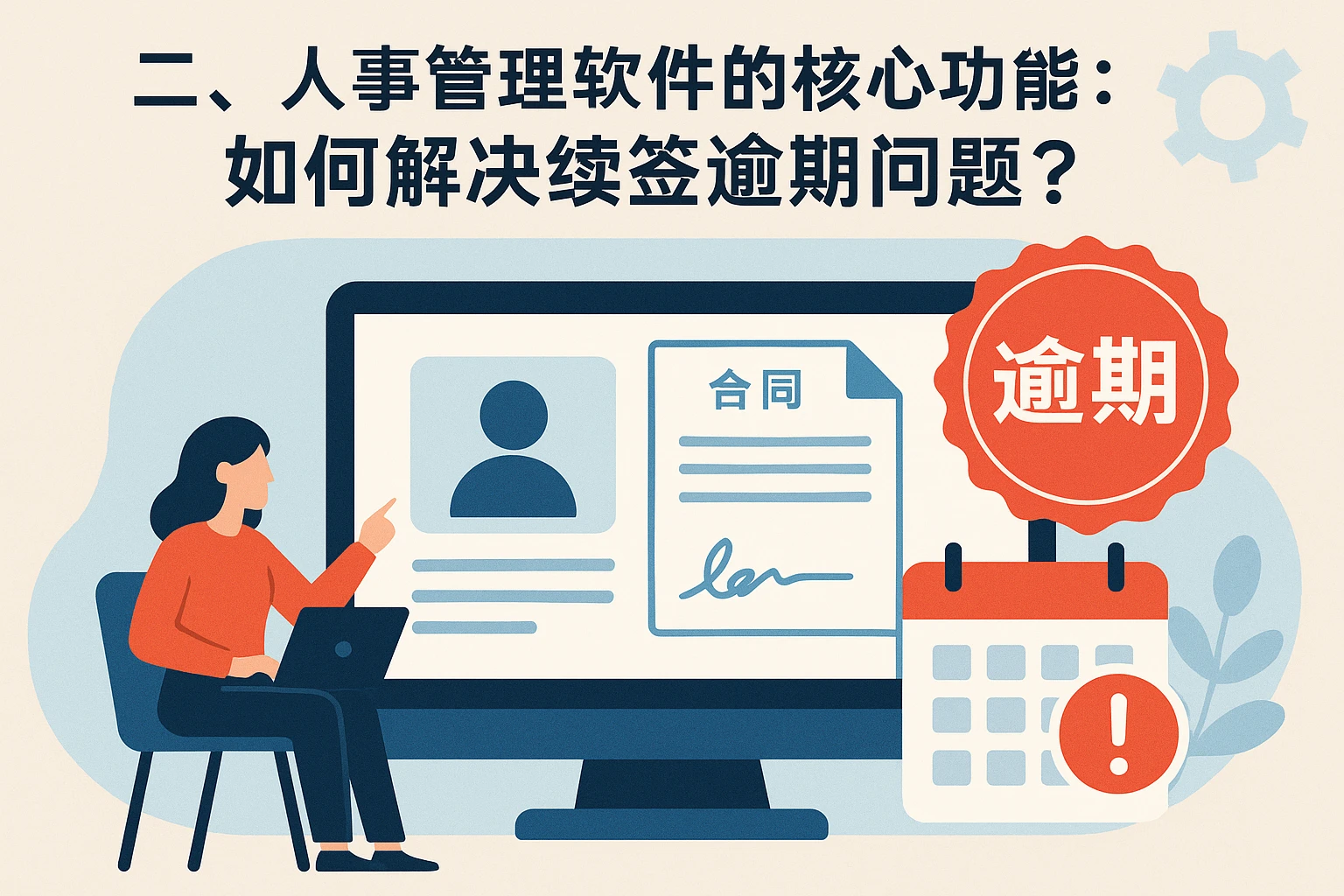 二、人事管理软件的核心功能：如何解决续签逾期问题？