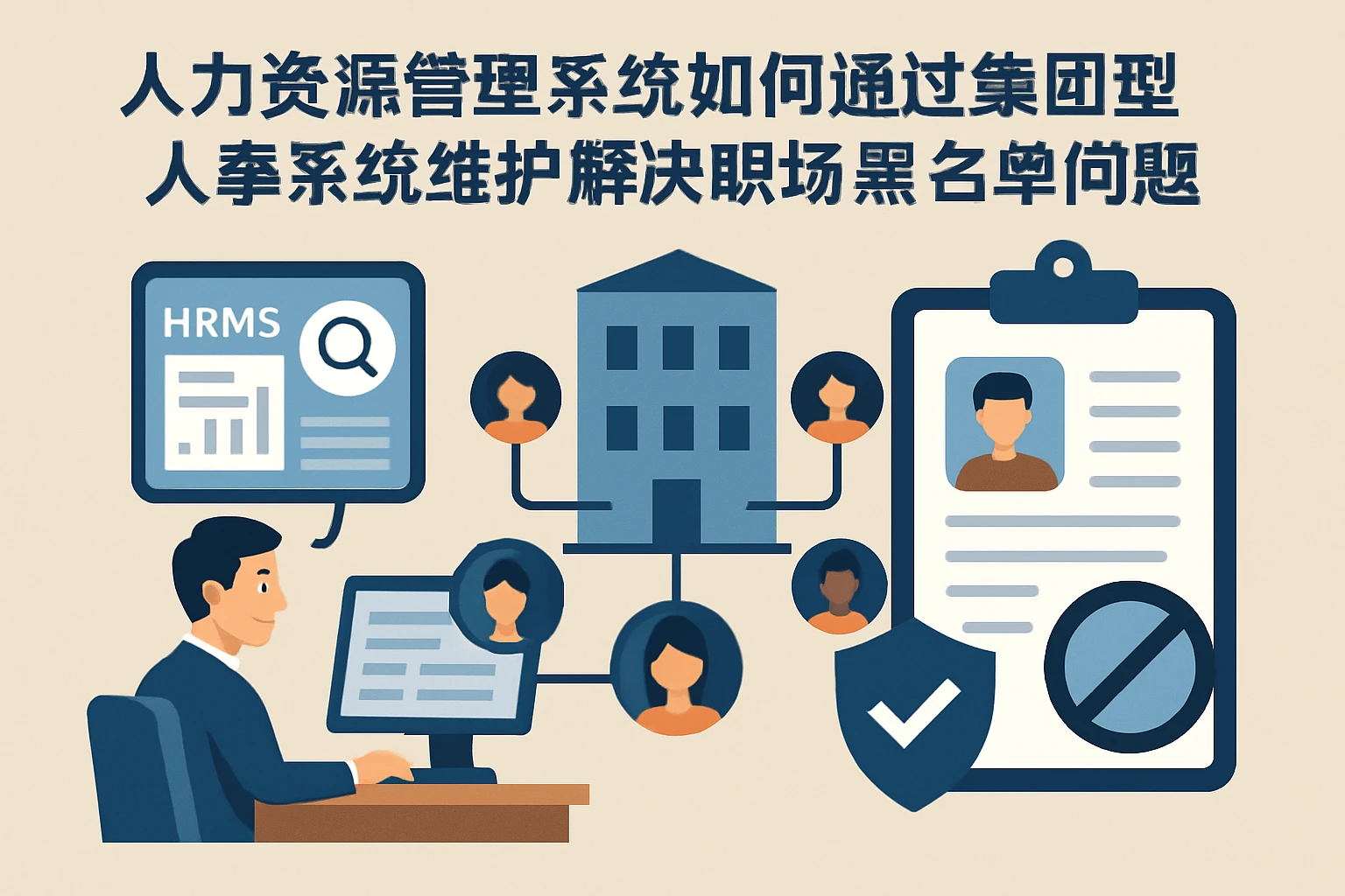 人力资源管理系统如何通过集团型人事系统维护解决职场黑名单问题