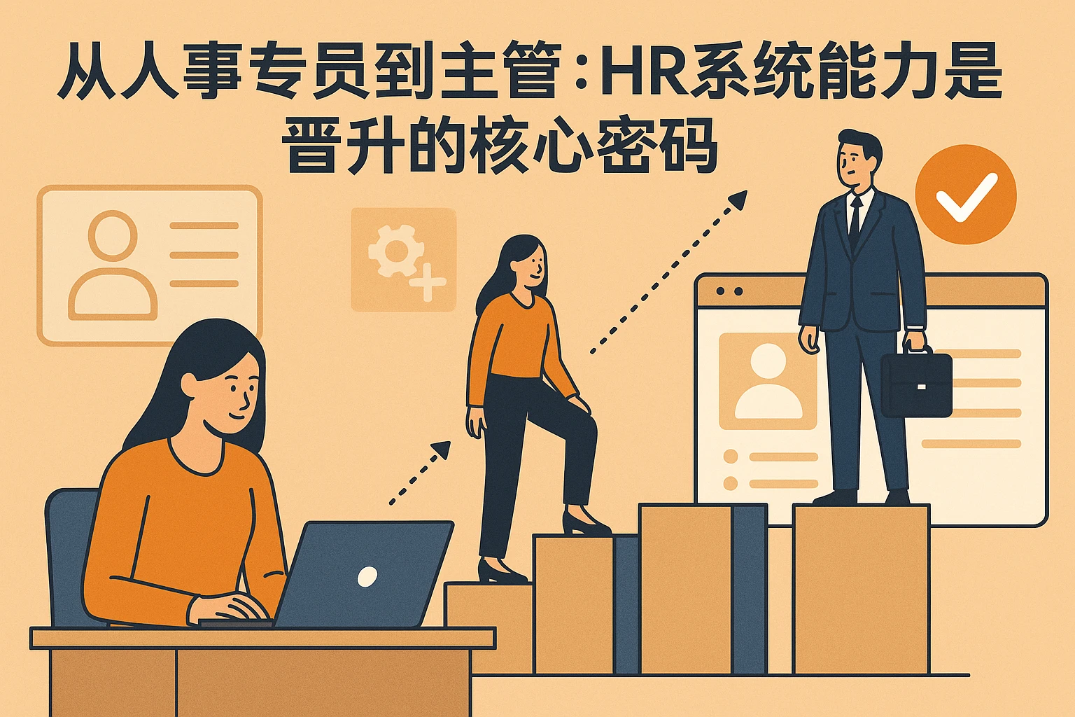 从人事专员到主管:HR系统能力是晋升的核心密码