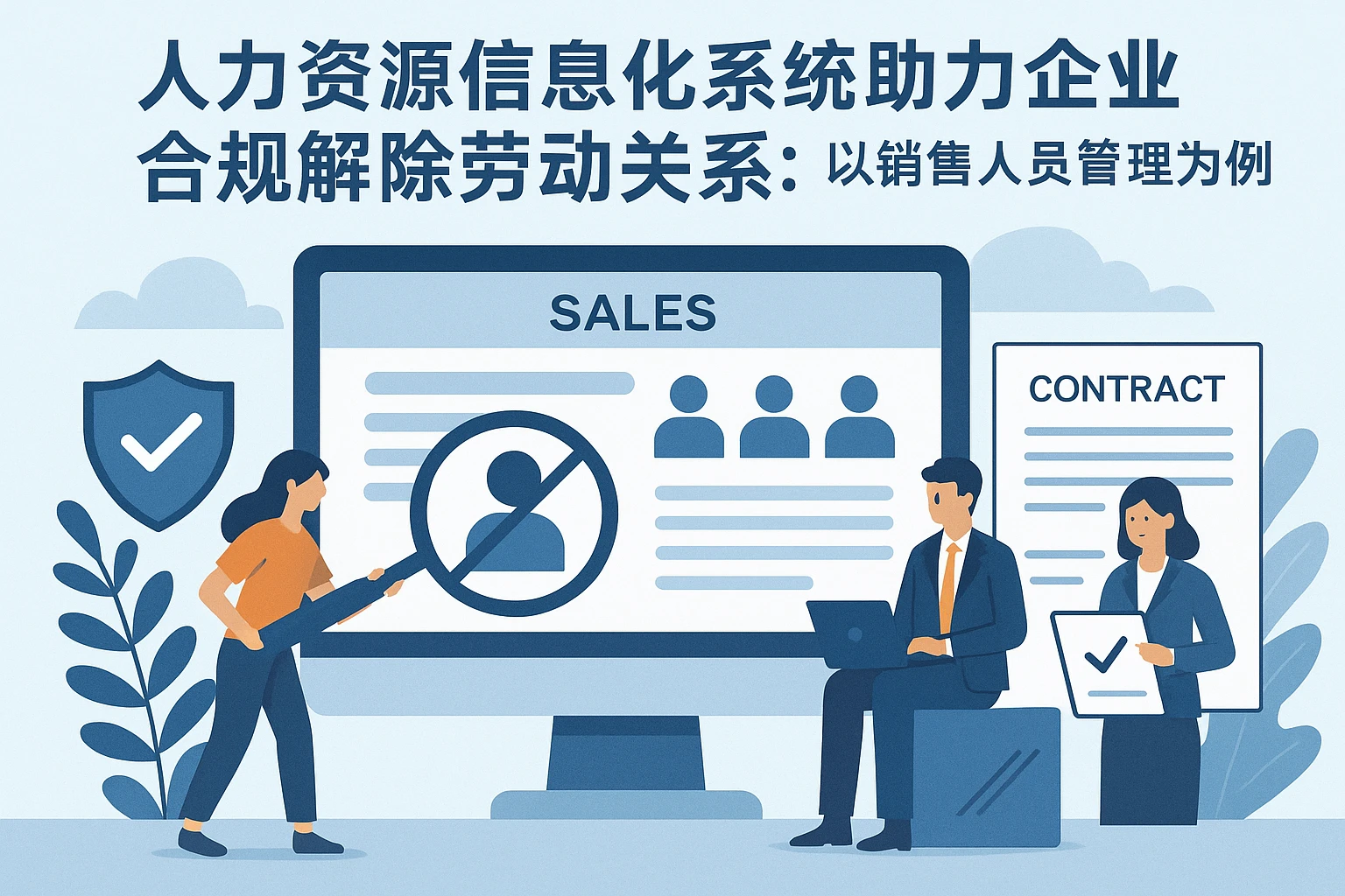 人力资源信息化系统助力企业合规解除劳动关系：以销售人员管理为例