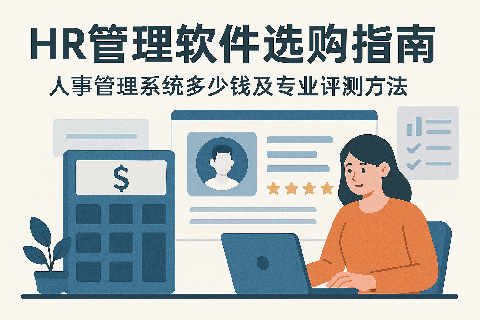HR管理软件选购指南：人事管理系统多少钱及专业评测方法