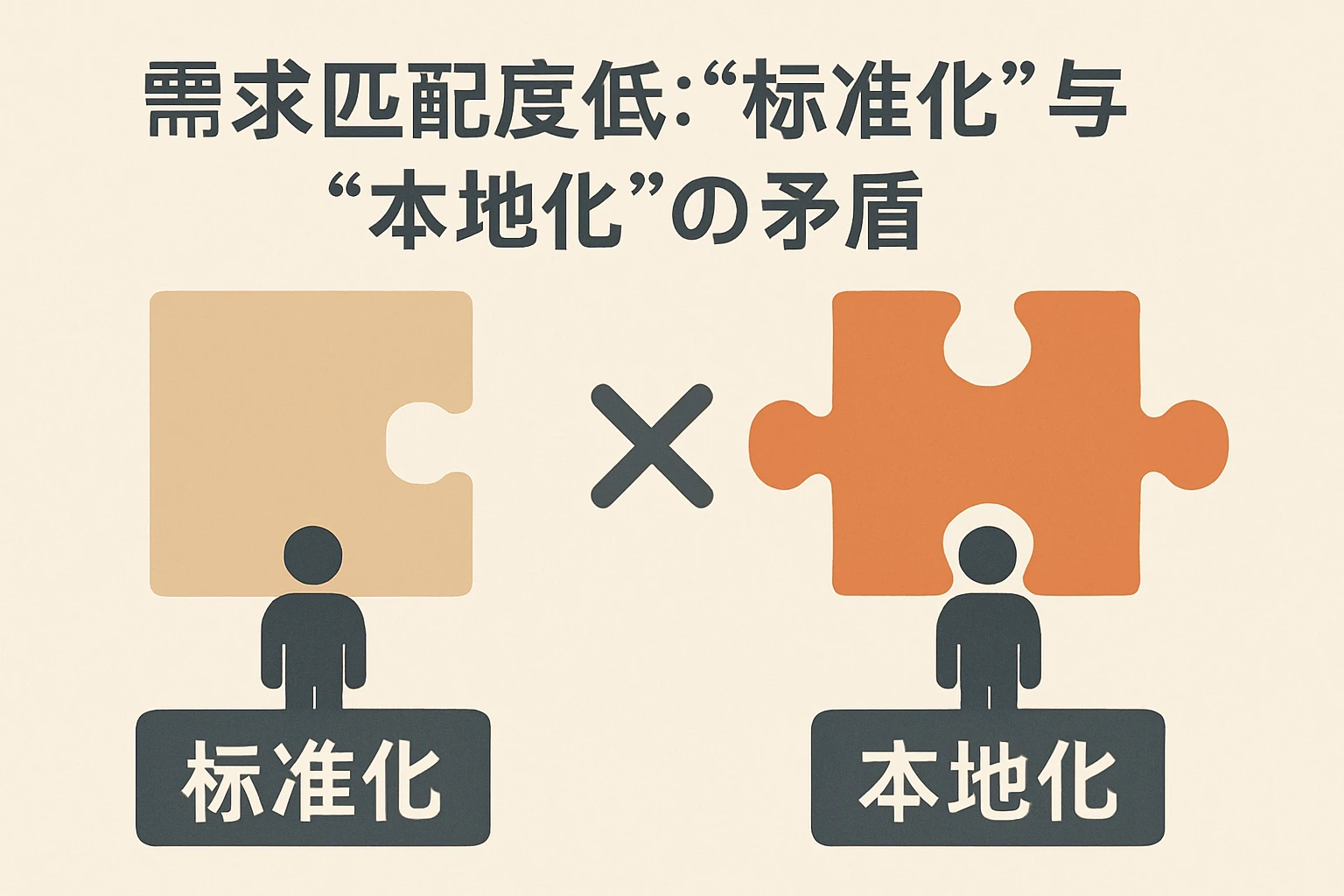 2. 需求匹配度低：“标准化”与“本地化”的矛盾