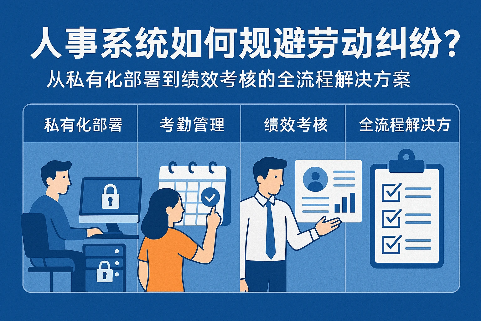人事系统如何规避劳动纠纷？从私有化部署到绩效考核的全流程解决方案
