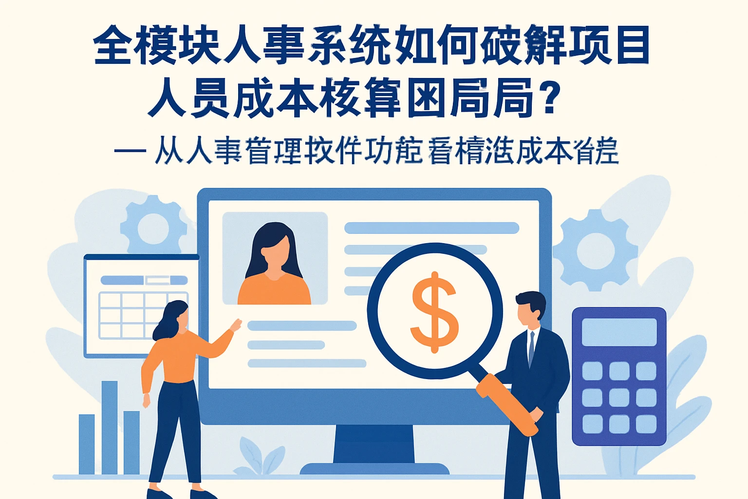全模块人事系统如何破解项目人员成本核算困局?——从人事管理软件功能看精准成本管控