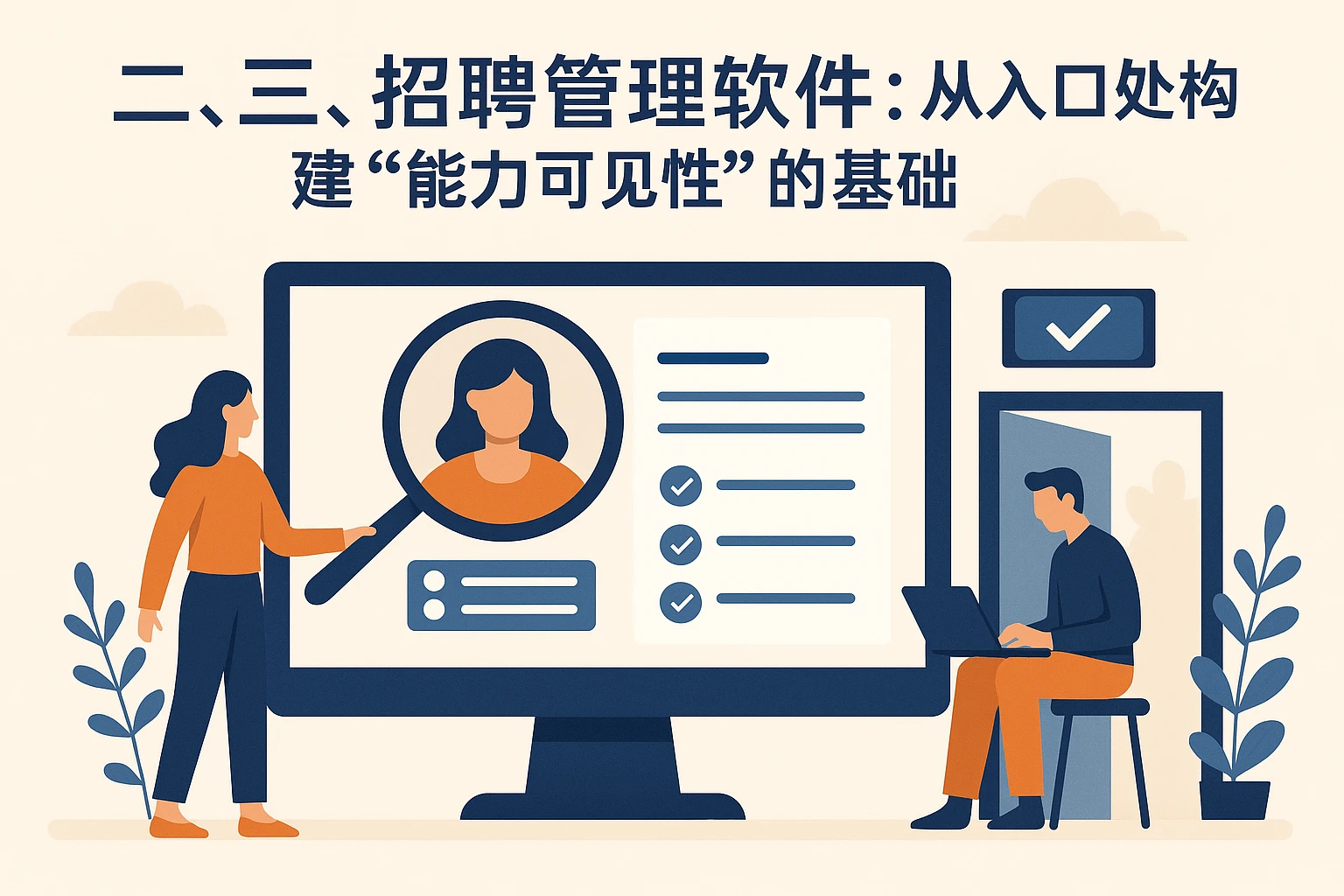 二、招聘管理软件：从入口处构建“能力可见性”的基础