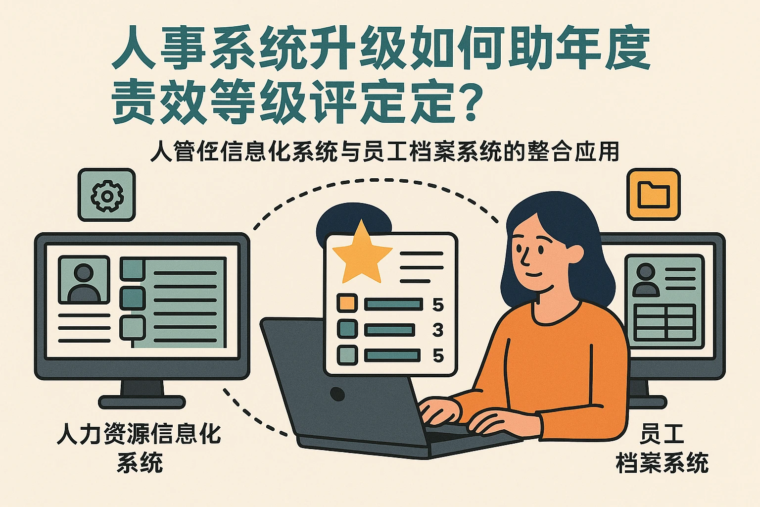 人事系统升级如何助力年度绩效等级评定：人力资源信息化系统与员工档案系统的整合应用