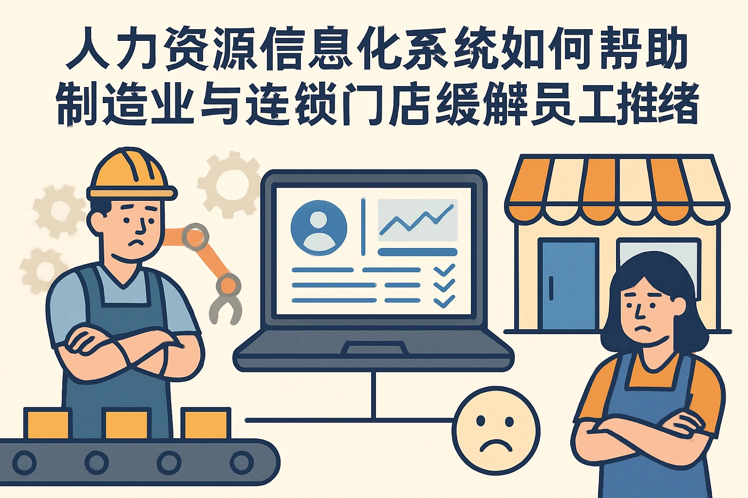 人力资源信息化系统如何帮助制造业与连锁门店缓解员工抵触情绪