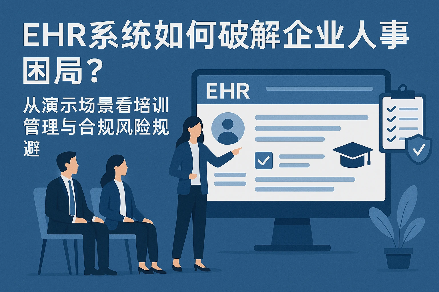 EHR系统如何破解企业人事困局?从演示场景看培训管理与合规风险规避
