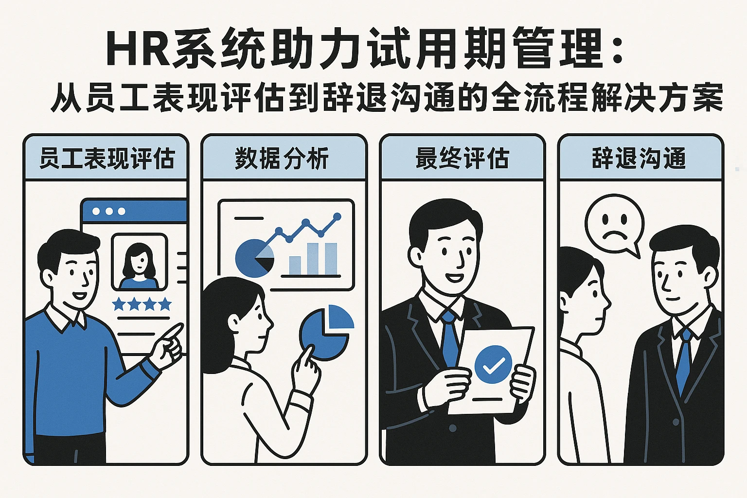 HR系统助力试用期管理:从员工表现评估到辞退沟通的全流程解决方案