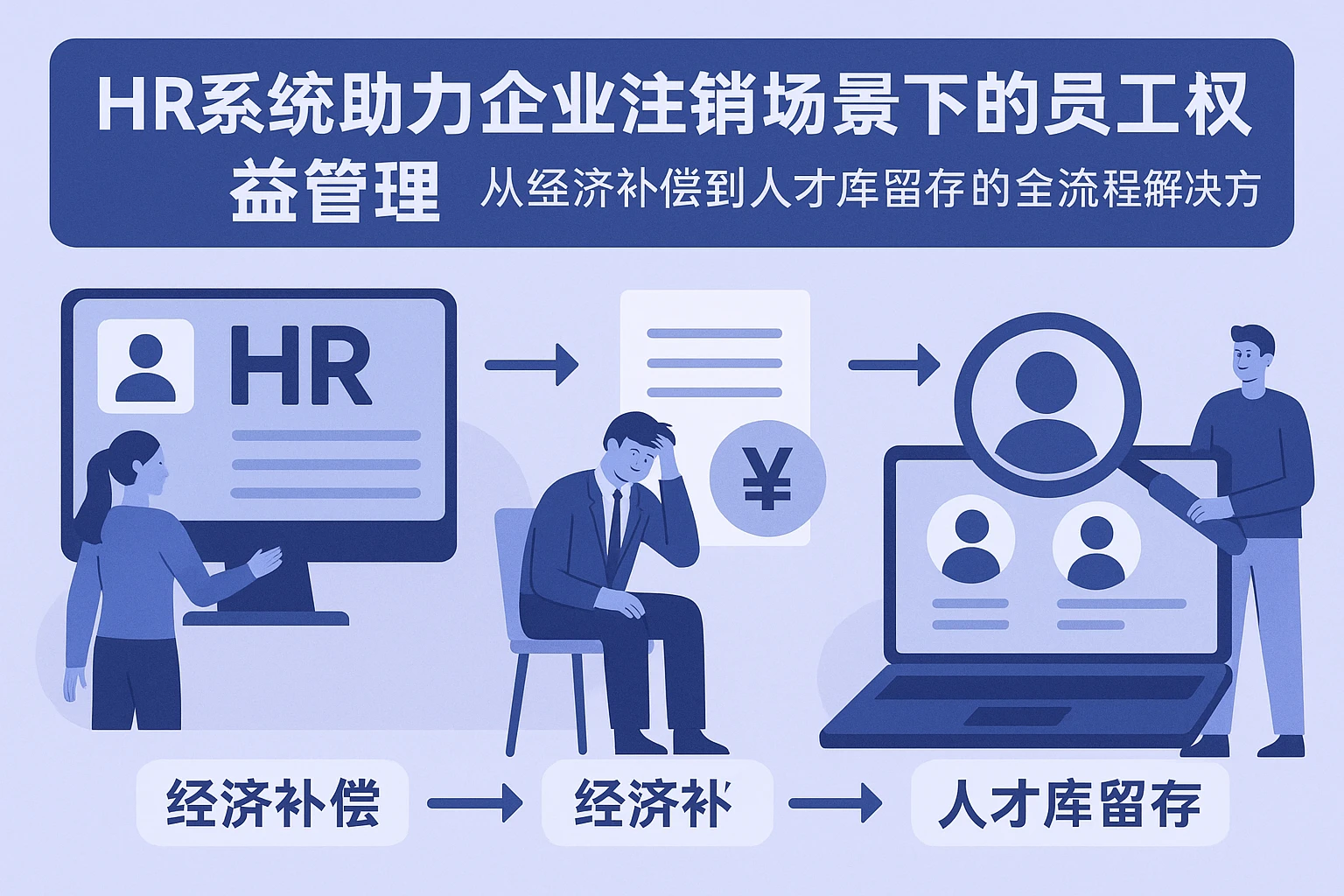 HR系统助力企业注销场景下的员工权益管理——从经济补偿到人才库留存的全流程解决方案