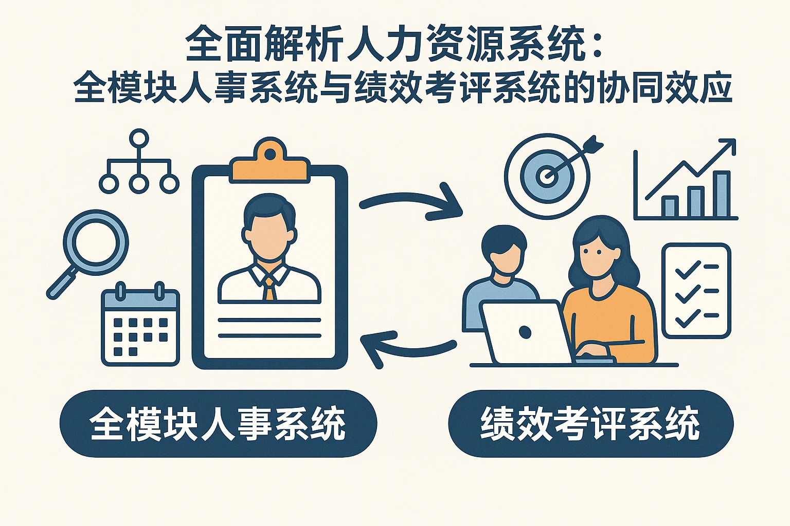 全面解析人力资源系统:全模块人事系统与绩效考评系统的协同效应