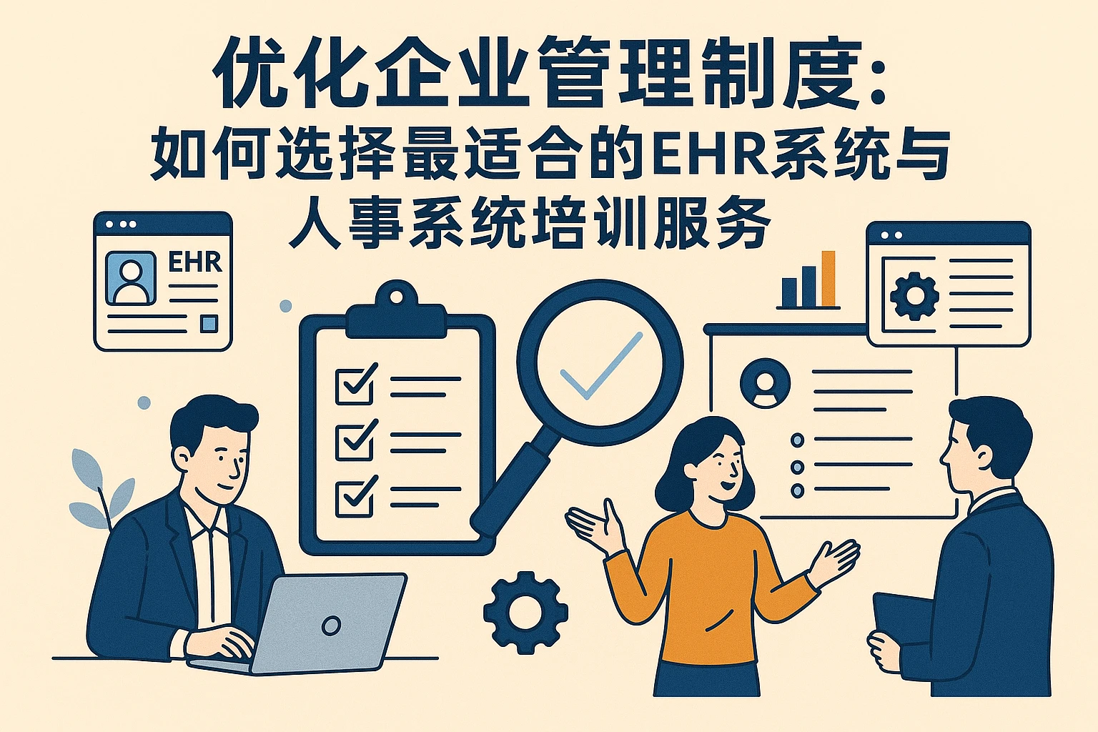 优化企业管理制度:如何选择最适合的EHR系统与人事系统培训服务