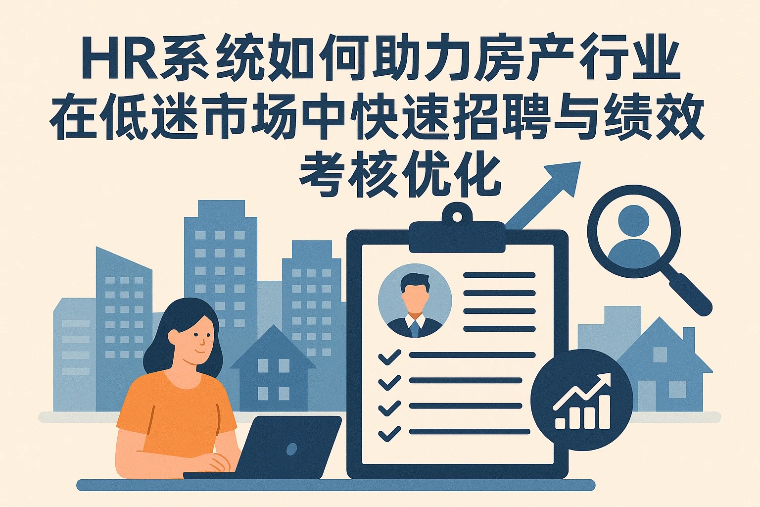 HR系统如何助力房产行业在低迷市场中快速招聘与绩效考核优化