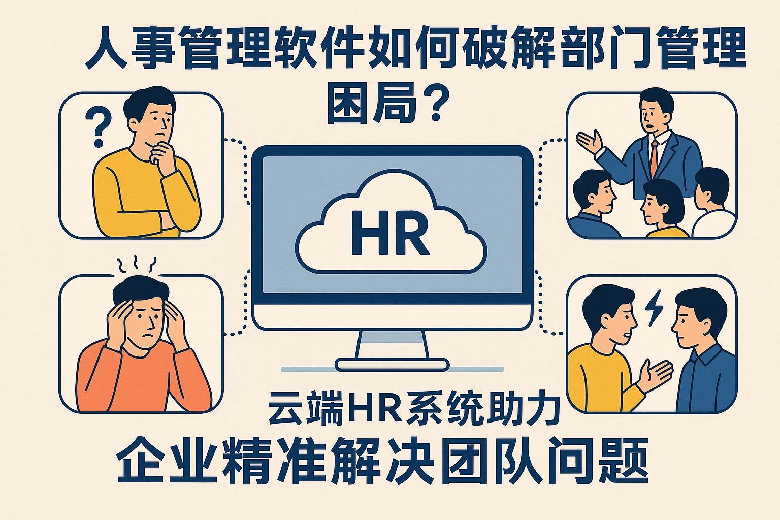 人事管理软件如何破解部门管理困局?云端HR系统助力企业精准解决团队问题