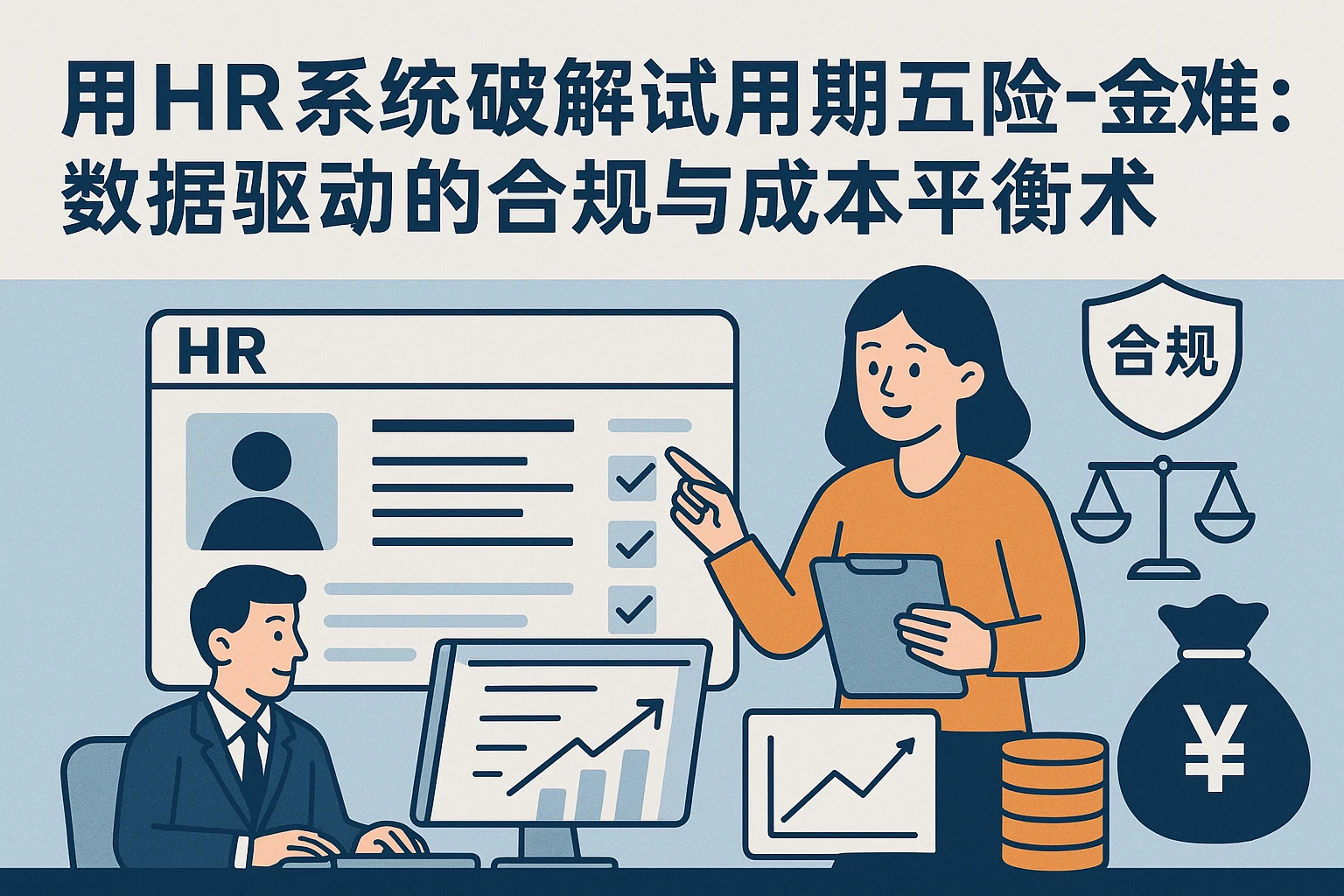 用HR系统破解试用期五险一金难题：数据驱动的合规与成本平衡术