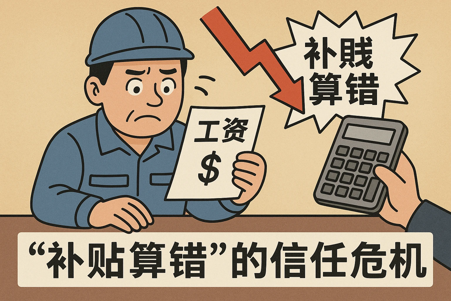 2. 工资：“补贴算错”的信任危机