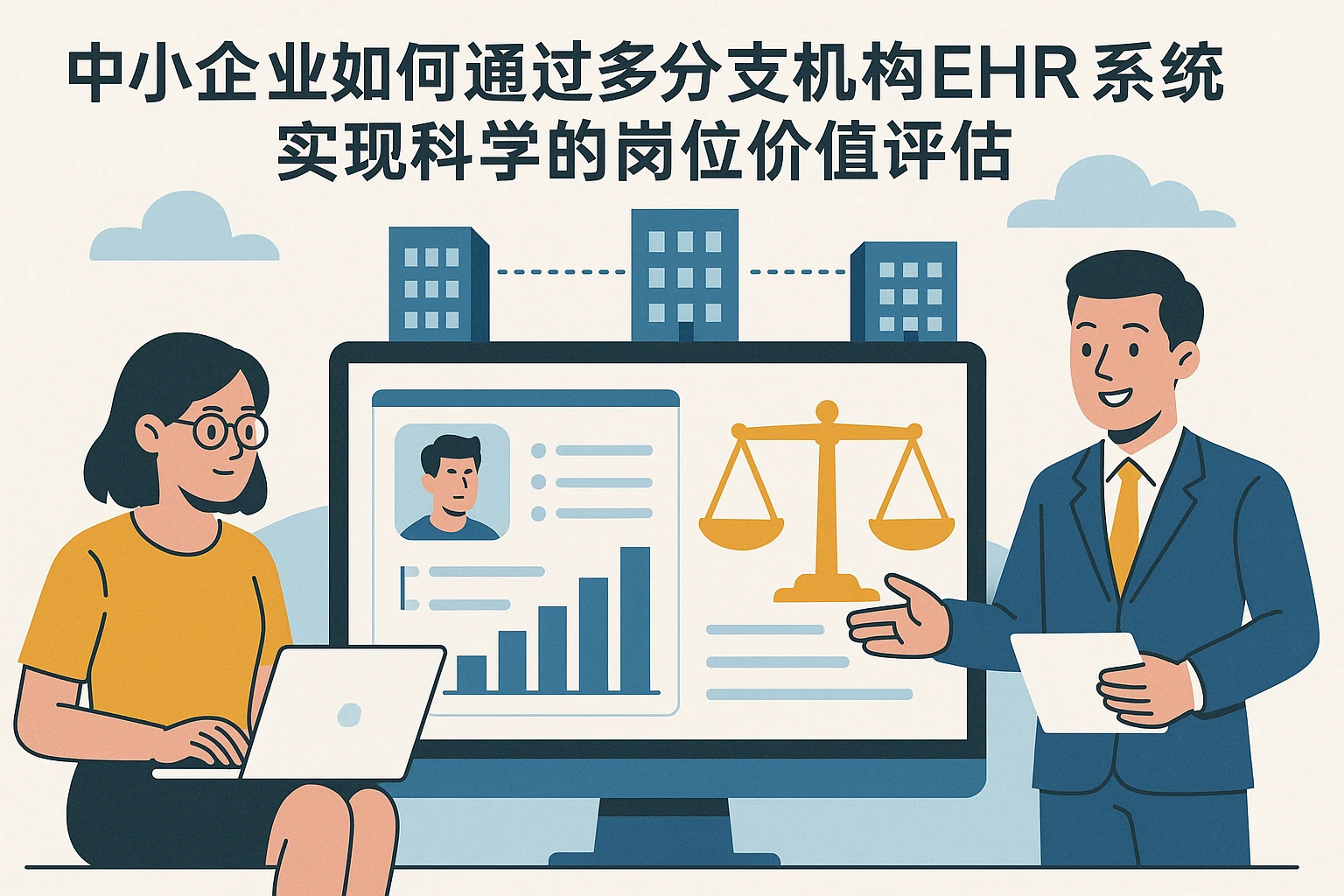 中小企业如何通过多分支机构EHR系统实现科学的岗位价值评估