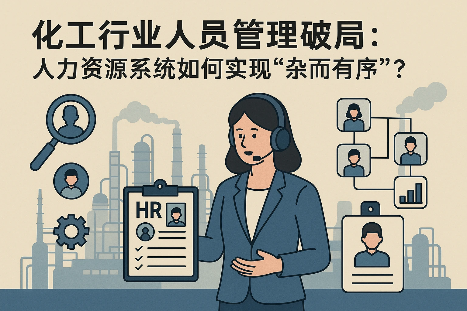 化工行业人员管理破局:人力资源系统如何实现“杂而有序”?