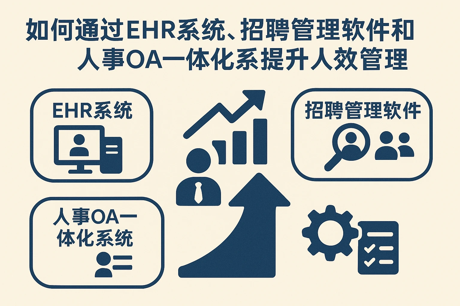 如何通过EHR系统、招聘管理软件和人事OA一体化系统提升人效管理