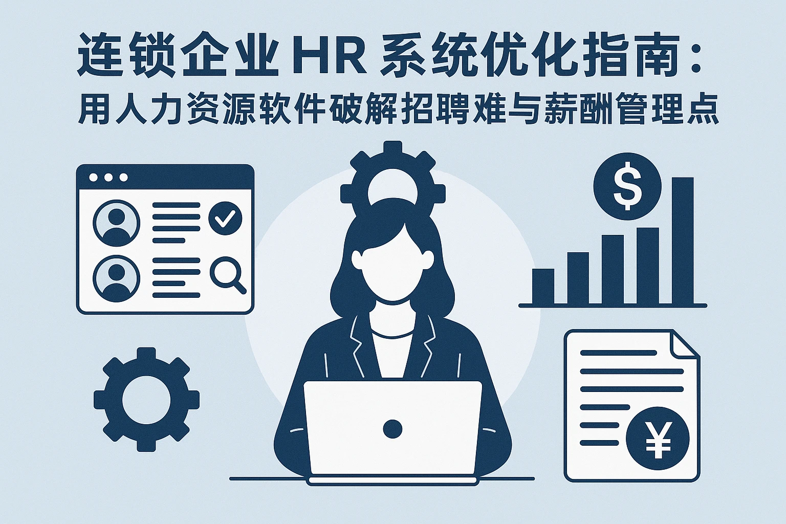 连锁企业HR系统优化指南:用人力资源软件破解招聘难与薪酬管理痛点