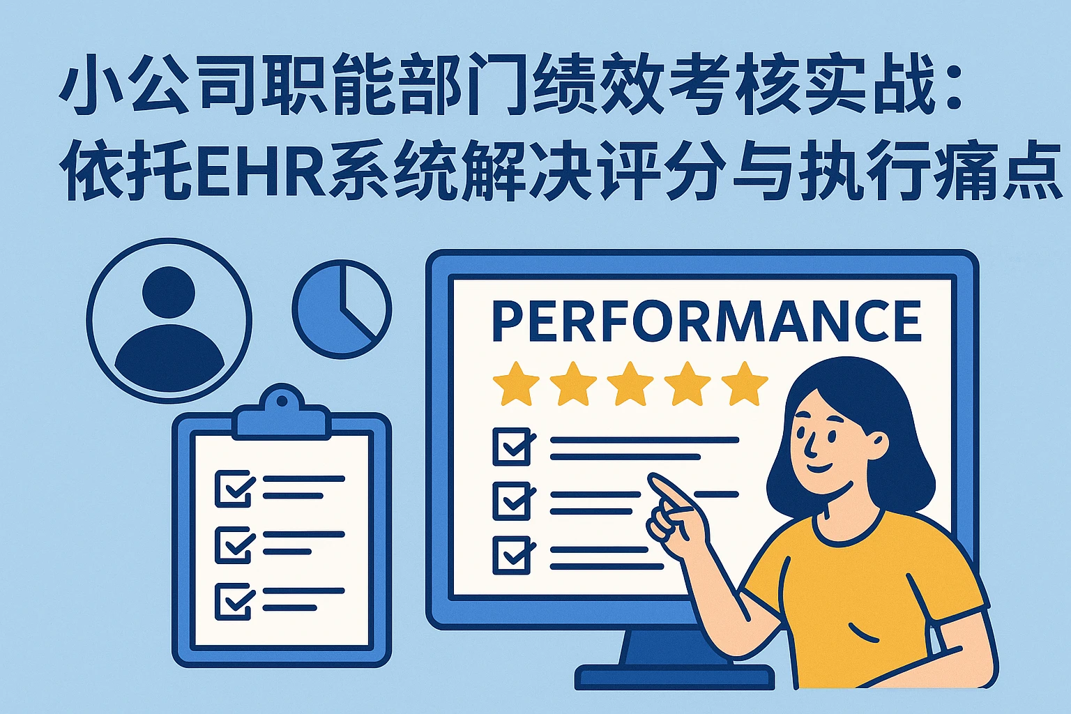 小公司职能部门绩效考核实战：依托ehr系统解决评分与执行痛点