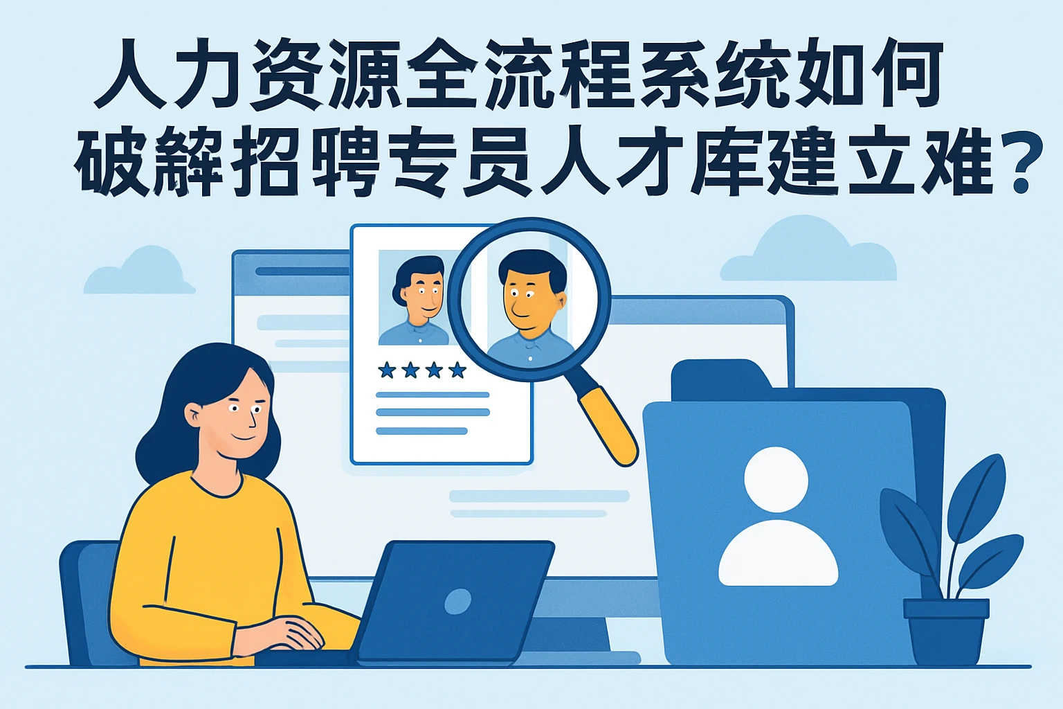 人力资源全流程系统如何破解招聘专员人才库建立难题？