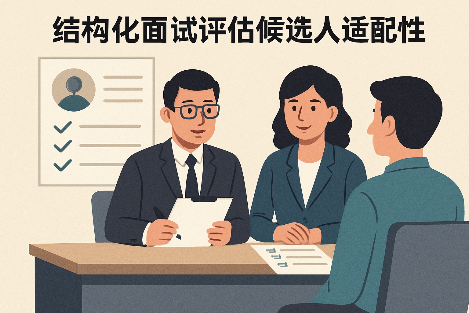 2. 结构化面试评估候选人适配性