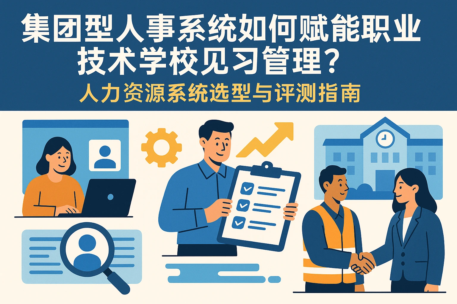 集团型人事系统如何赋能职业技术学校见习管理?人力资源系统选型与评测指南