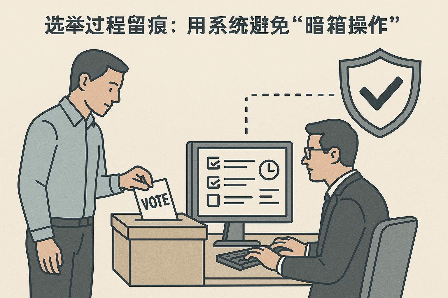 2. 选举过程留痕：用系统避免“暗箱操作”