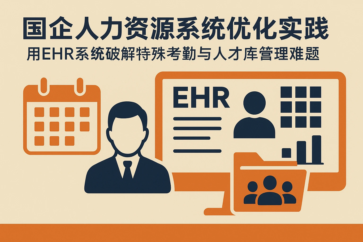 国企人力资源系统优化实践：用EHR系统破解特殊考勤与人才库管理难题