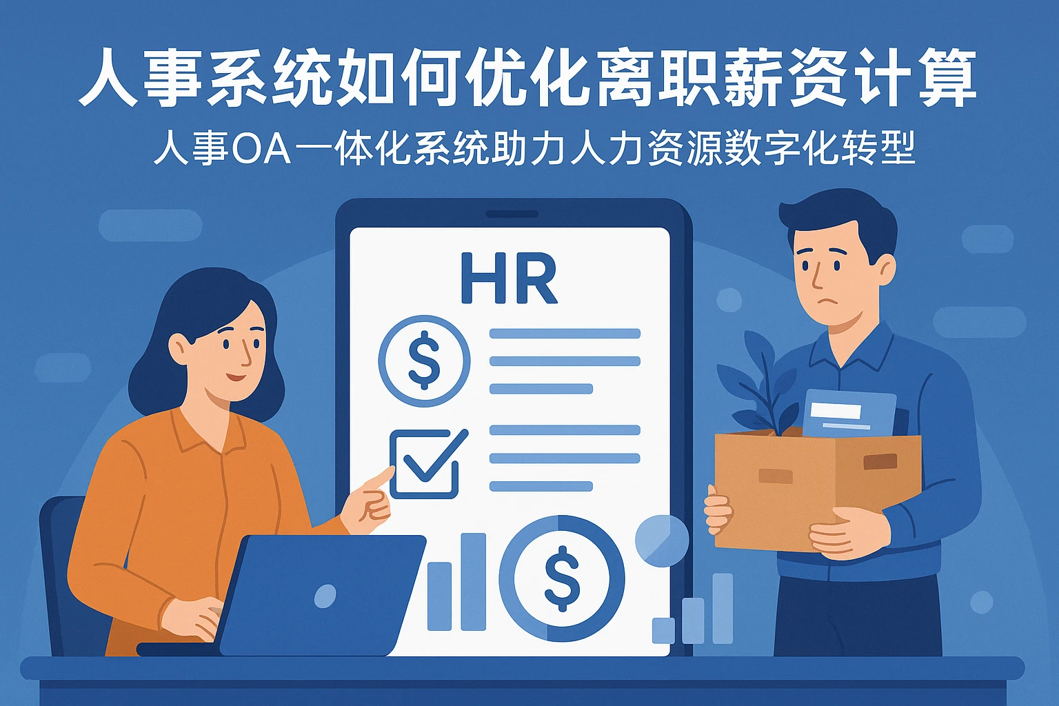 人事系统如何优化离职薪资计算:人事OA一体化系统助力人力资源数字化转型