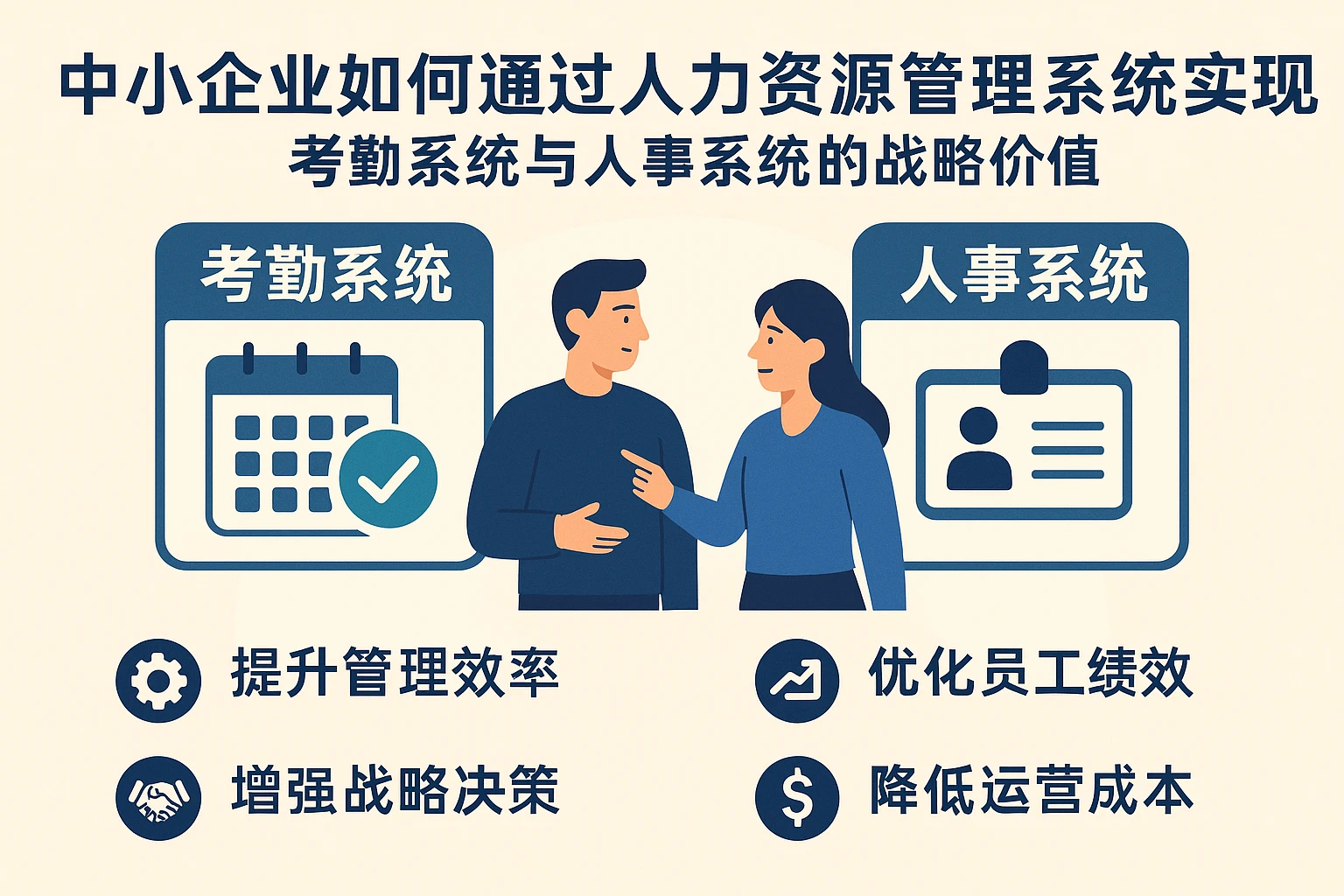 中小企业如何通过人力资源管理系统实现高效发展:考勤系统与人事系统公司的战略价值