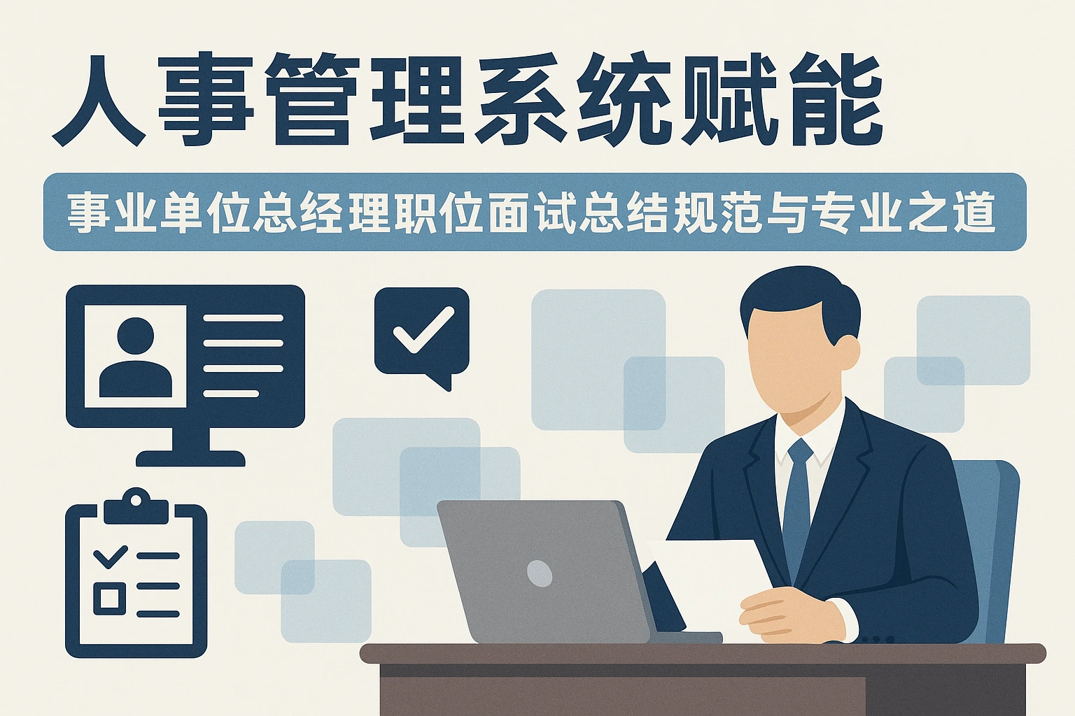 人事管理系统赋能：事业单位总经理职位面试总结的规范与专业之道