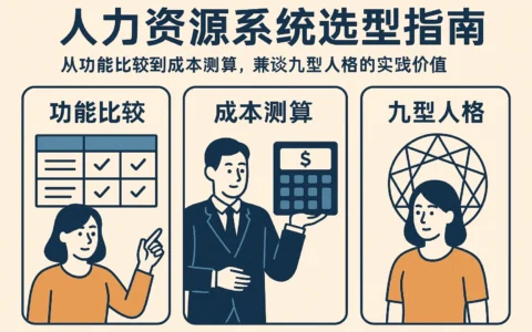 人力资源系统选型指南：从功能比较到成本测算，兼谈九型人格的实践价值
