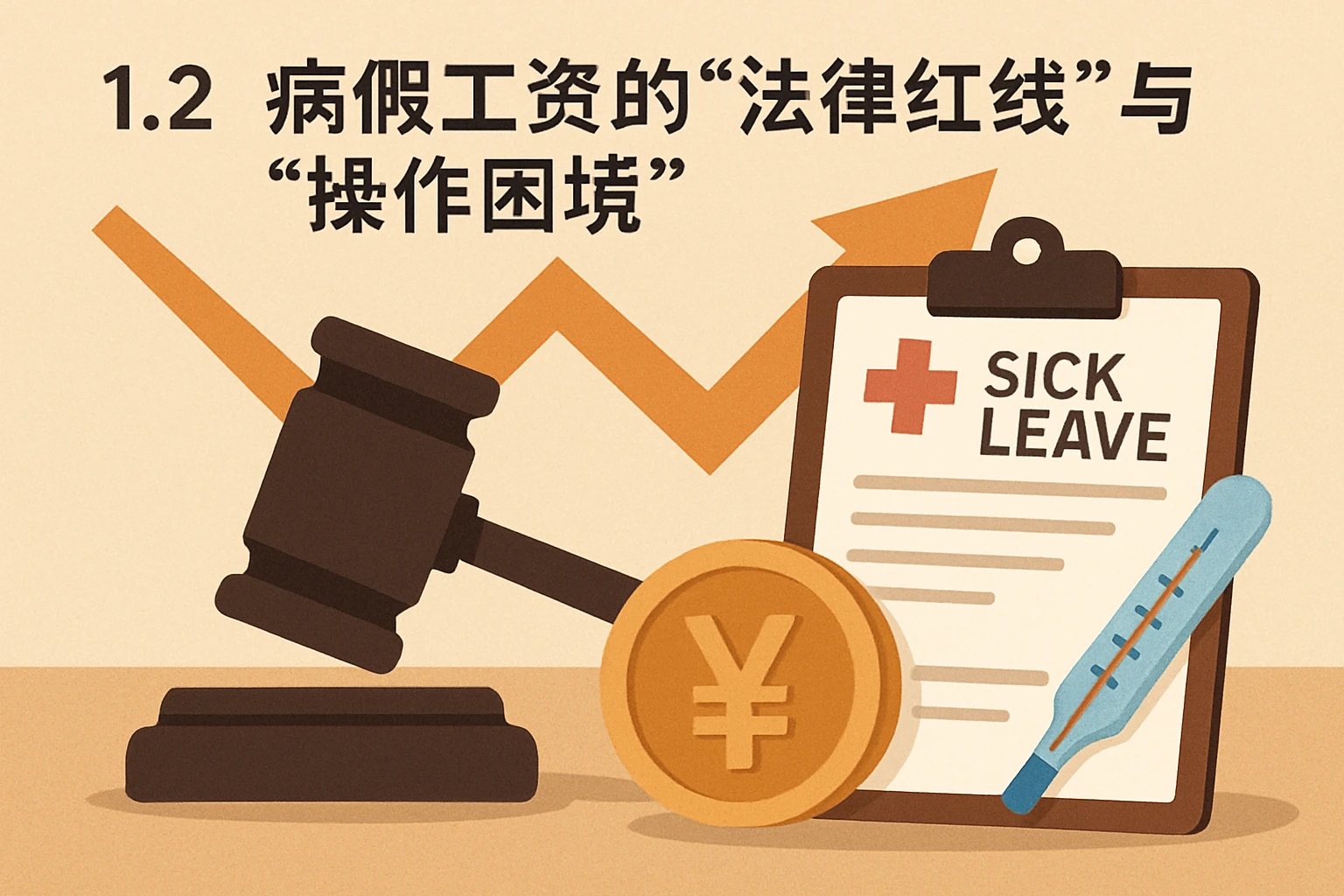 1.2 病假工资的“法律红线”与“操作困境”