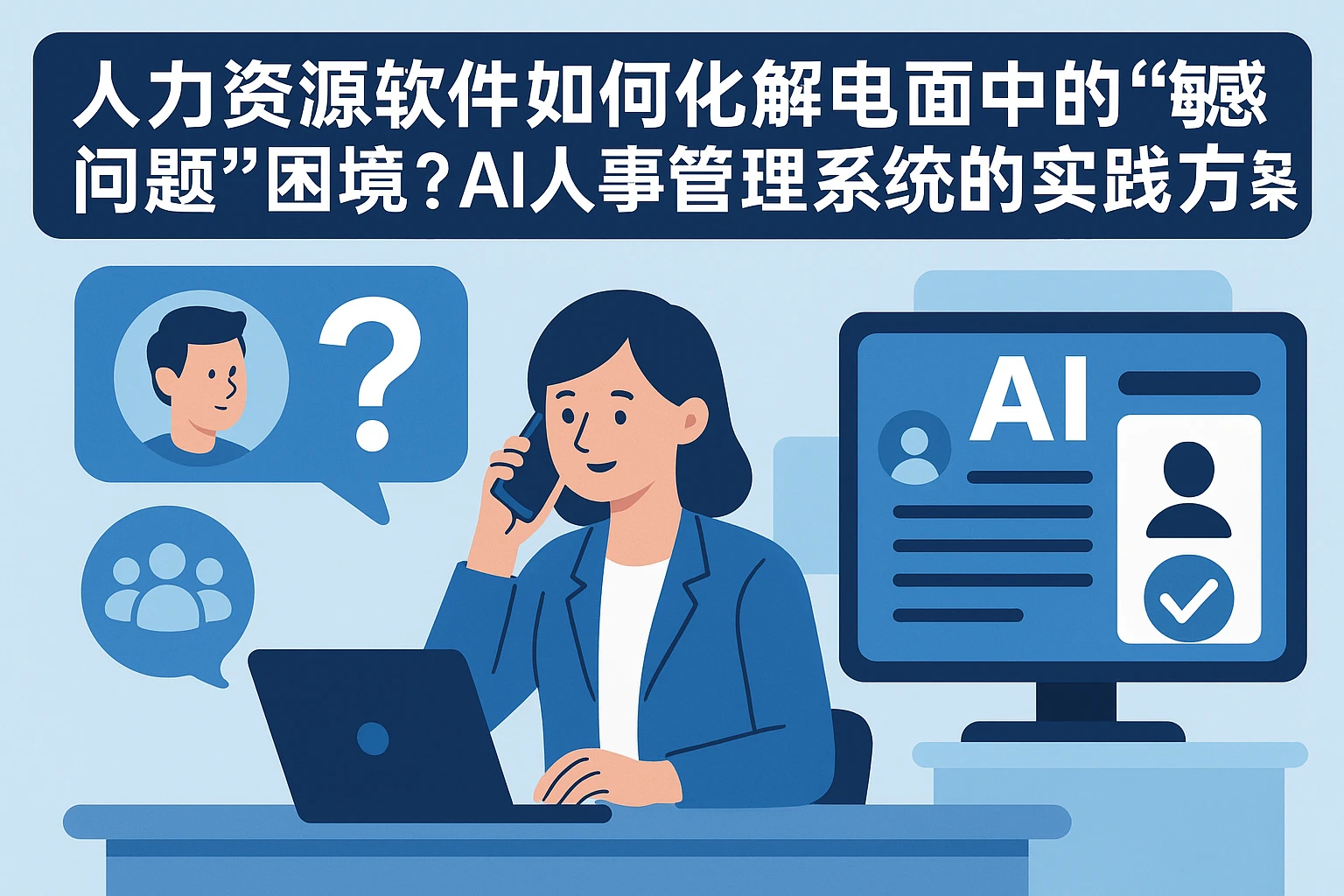 人力资源软件如何化解电面中的“敏感问题”困境？AI人事管理系统的实践方案