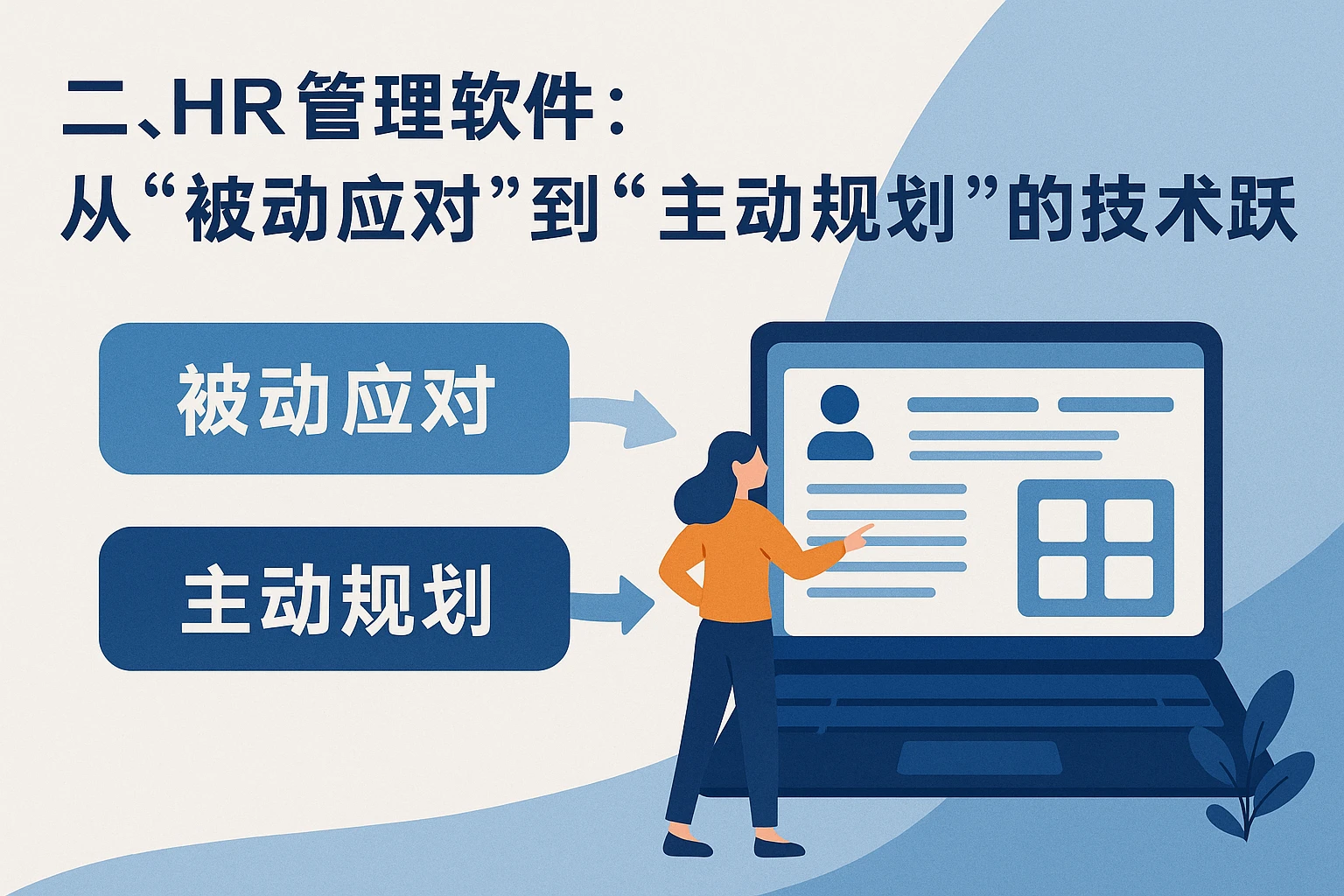 二、HR管理软件：从“被动应对”到“主动规划”的技术跃迁