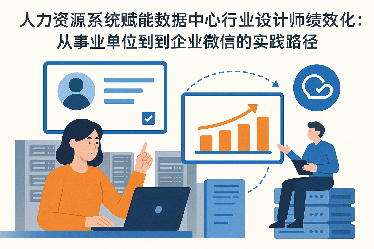 人力资源系统赋能数据中心行业设计师绩效优化:从事业单位到企业微信的实践路径