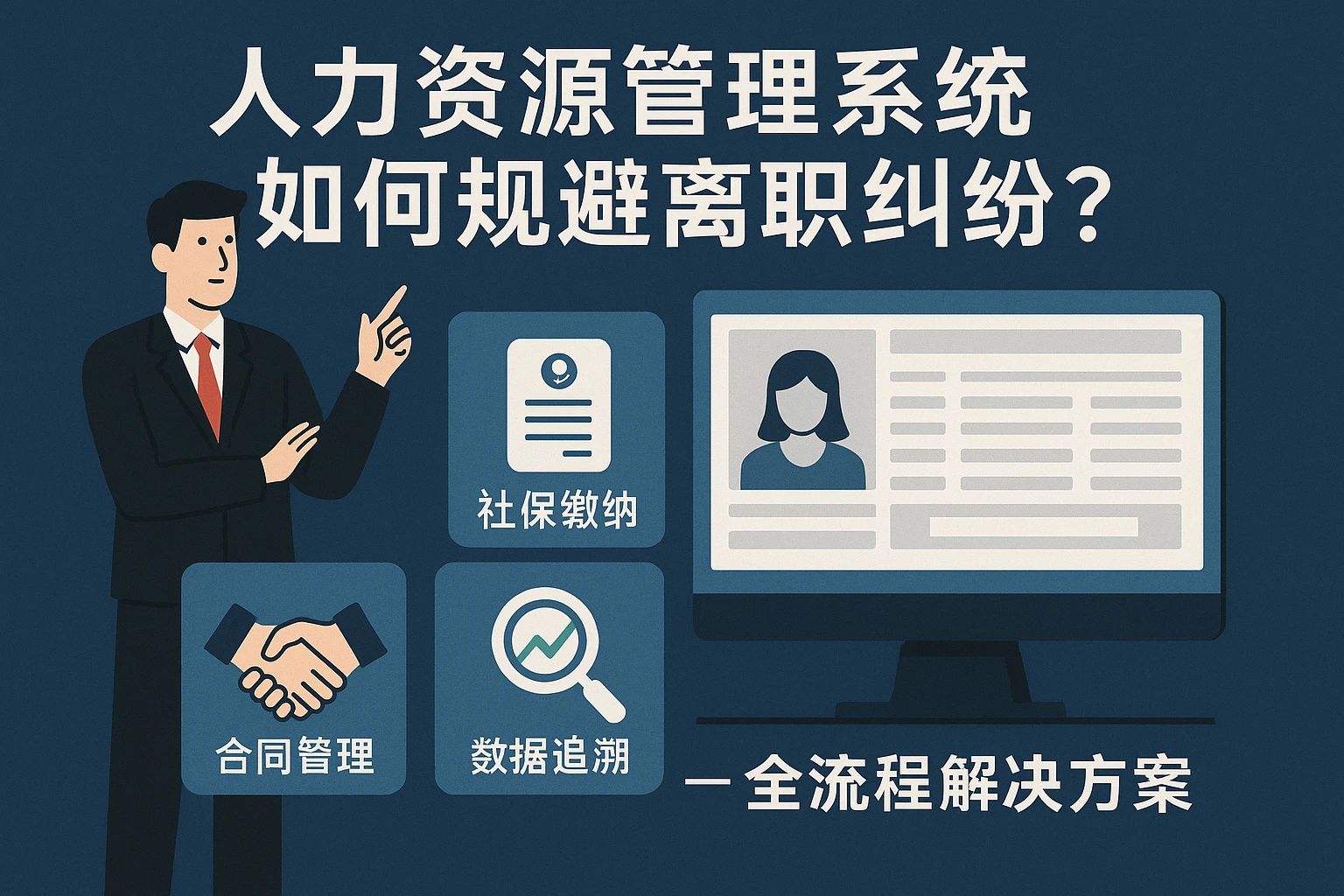 人力资源管理系统如何规避离职纠纷？从社保缴纳、合同管理到数据追溯的全流程解决方案