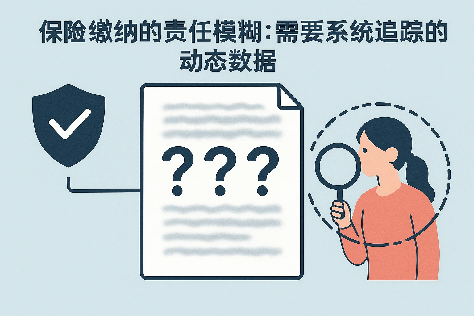 2. 保险缴纳的责任模糊：需要系统追踪的动态数据