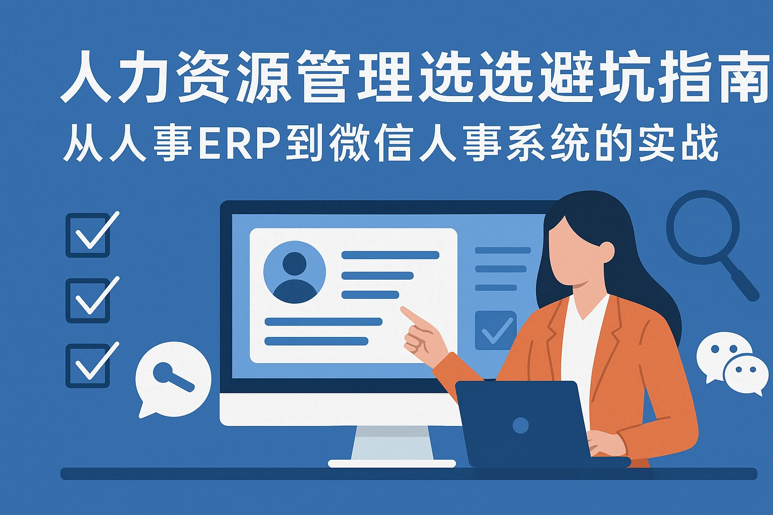 人力资源管理系统选型避坑指南：从人事ERP到微信人事系统的实战选择